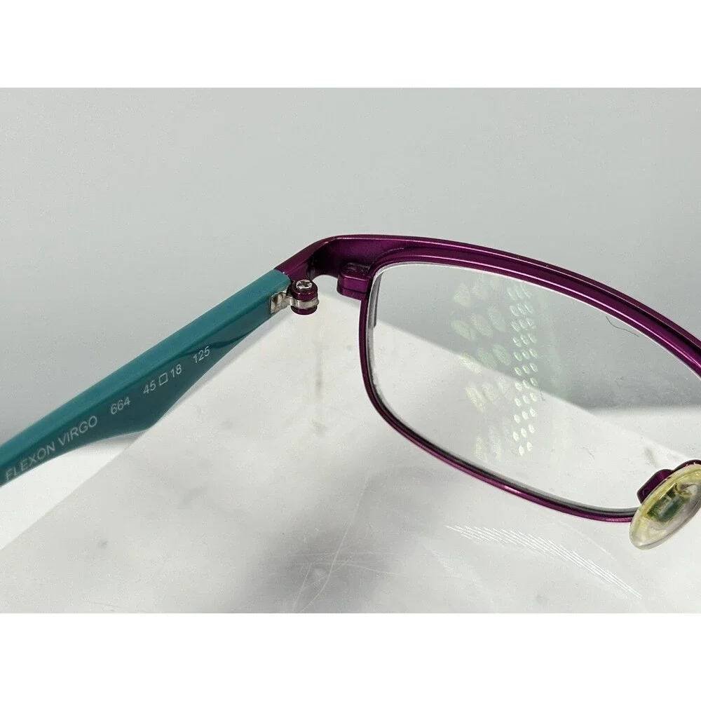 Flexon Kids Eyeglasses Frames VIRGO 664 Blue Purple 45-18-125 (C6-19)